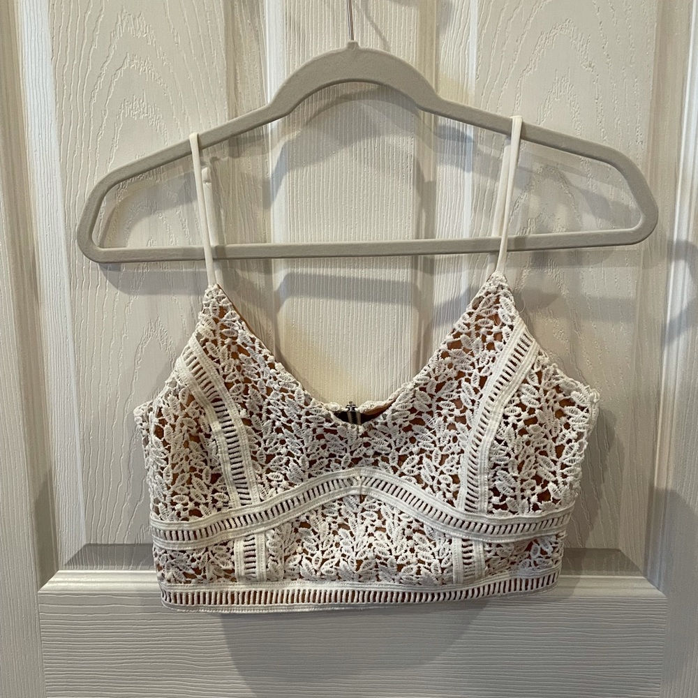 White Kendall + Kylie tank top